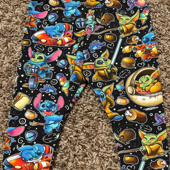 Bottoms Disney Stitch And Baby Yoda Leggings Poshmark